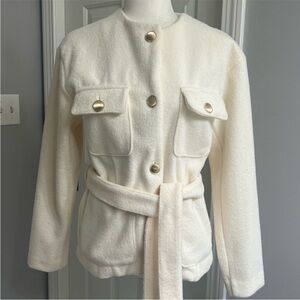 Joie Cream Jacket with Gold
Buttons Size SP